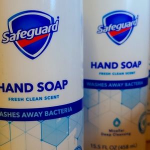 Safeguard Liquid Hand Soap Fresh Clean Scent…x2